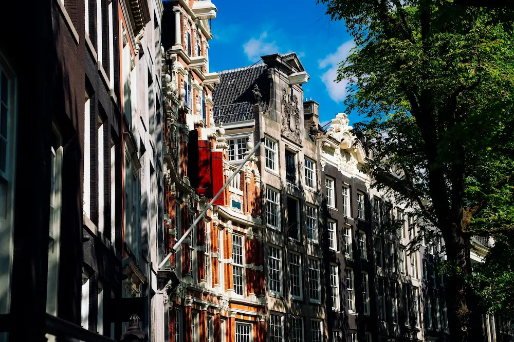 Diverse huizen in Amsterdam